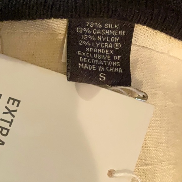 MODA INTL SILK & CASHMERE CARDIGAN - Picture 3 of 3